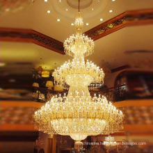 China guzhen golden SAA modern huge crystal chandelier for hotel